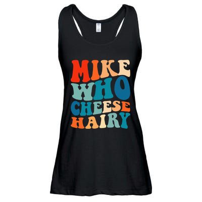 Mike Who Cheese Hairy Meme Adult Social Media Joke Funny Ladies Essential Flowy Tank