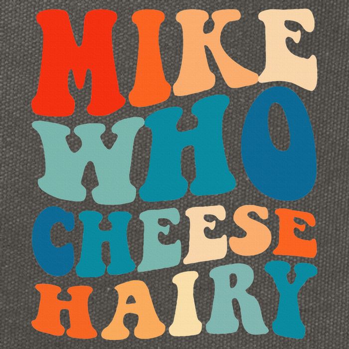 Mike Who Cheese Hairy Meme Adult Social Media Joke Funny Cotton Canvas Backpack