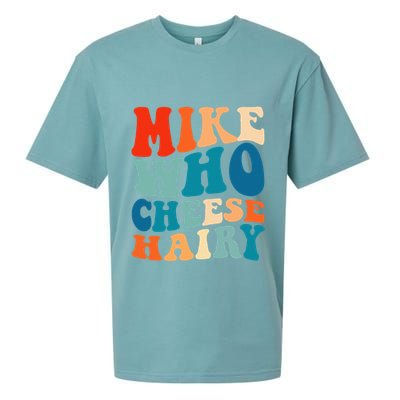 Mike Who Cheese Hairy Meme Adult Social Media Joke Funny Sueded Cloud Jersey T-Shirt