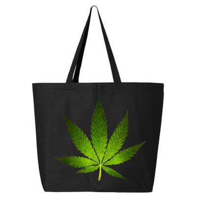 Majestic Weed Cannabis Plant Leaf Silhouette 25L Jumbo Tote
