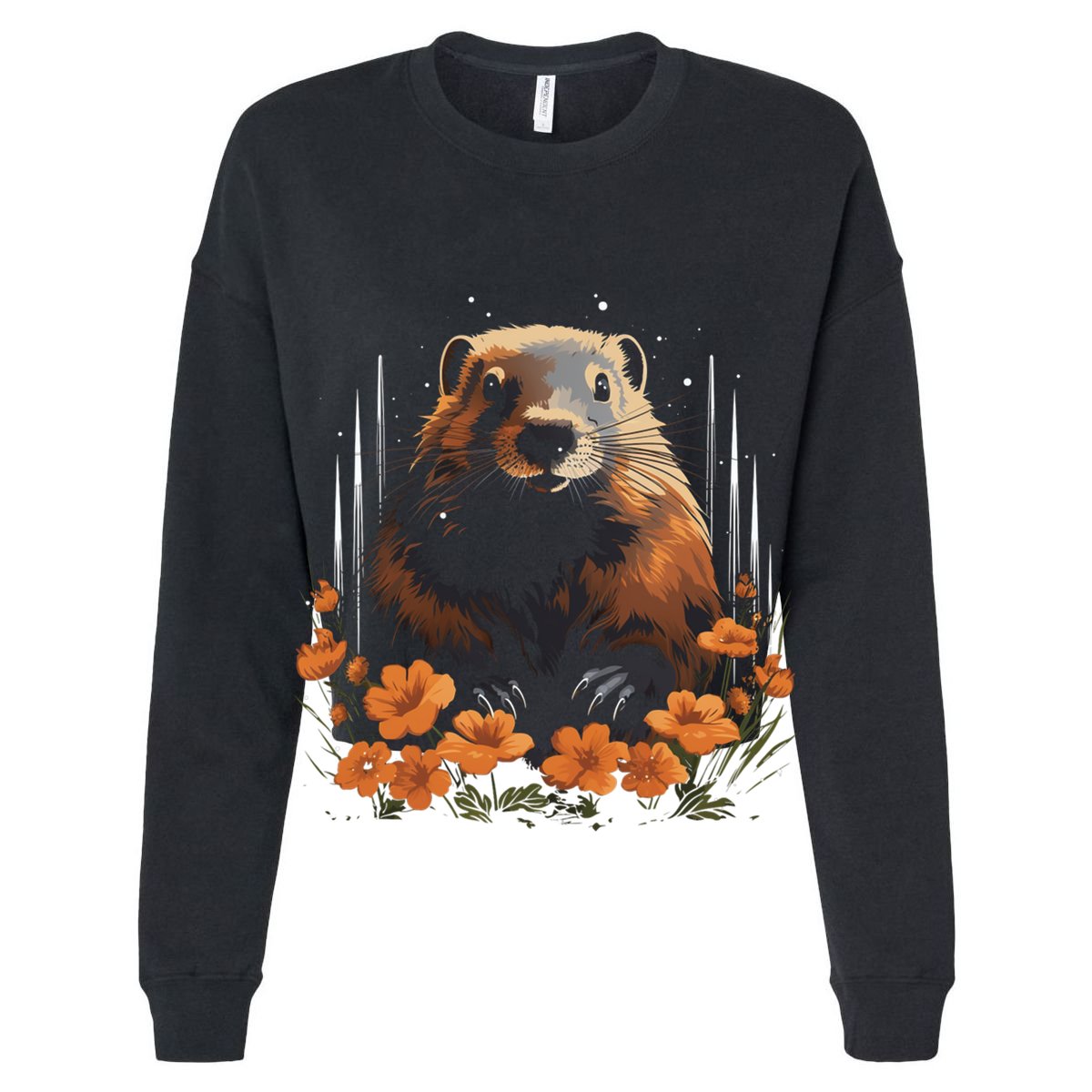 Marmot Wildlife Colorful Marmot Lover Wildlife Animal Gift Doggie Tank