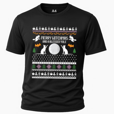 Merry Witchmas Cat Ugly Christmas Gift Performance Shirt