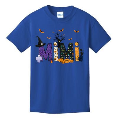 Mimi Witch Cute Grandma Mimi Halloween Costume Funny Kids T-Shirt