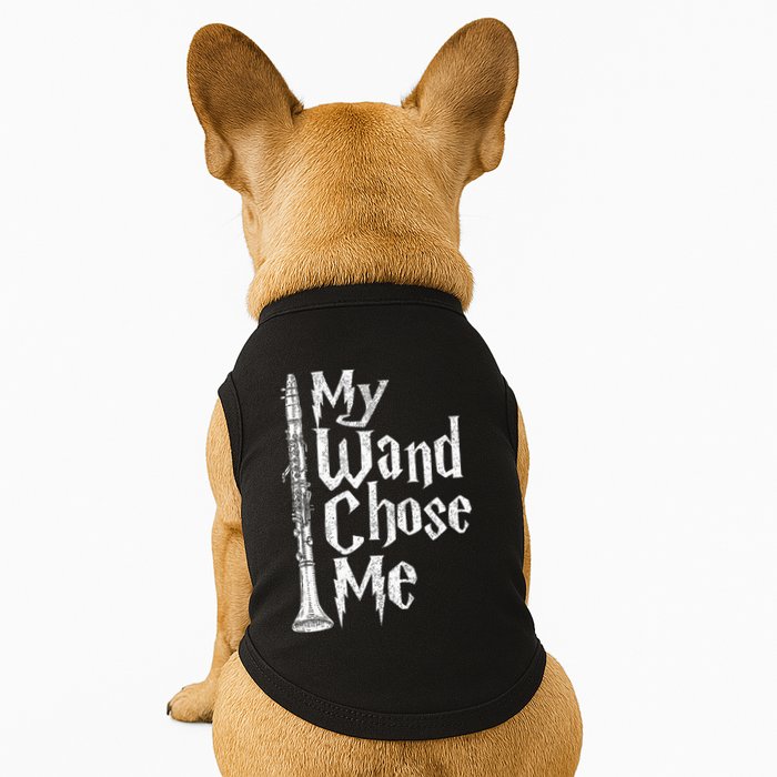 My Wand Chose Me Clarinet Player Clarinetist Music Lover Doggie Tank
