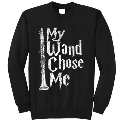 My Wand Chose Me Clarinet Player Clarinetist Music Lover Sweatshirt