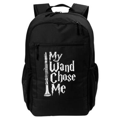 My Wand Chose Me Clarinet Player Clarinetist Music Lover Backpack