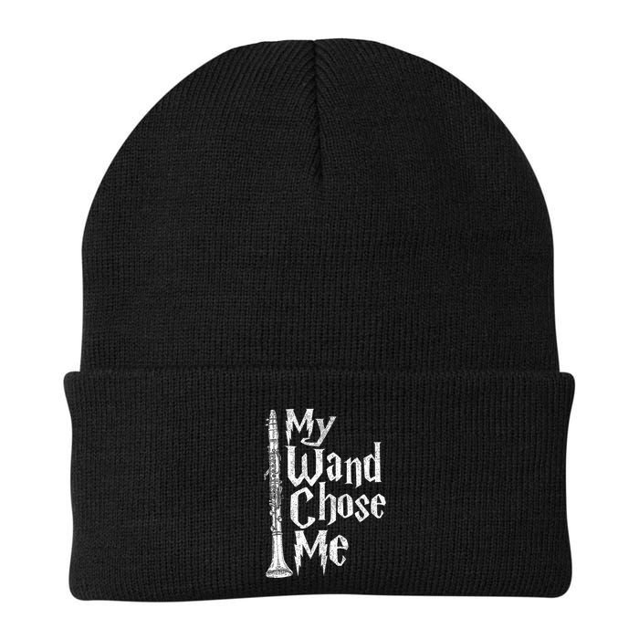 My Wand Chose Me Clarinet Player Clarinetist Music Lover Beanie