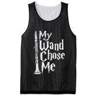 My Wand Chose Me Clarinet Player Clarinetist Music Lover Mesh Reversible Basketball Jersey Tank