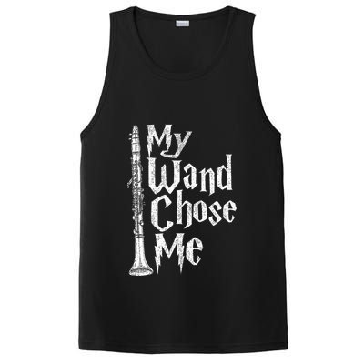 My Wand Chose Me Clarinet Player Clarinetist Music Lover PosiCharge Competitor Tank