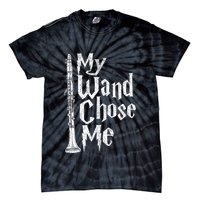 My Wand Chose Me Clarinet Player Clarinetist Music Lover Tie-Dye T-Shirt