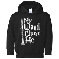 My Wand Chose Me Clarinet Player Clarinetist Music Lover Toddler Hoodie