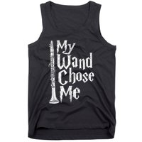 My Wand Chose Me Clarinet Player Clarinetist Music Lover Tank Top