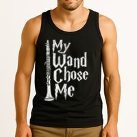 My Wand Chose Me Clarinet Player Clarinetist Music Lover Tank Top