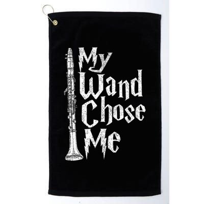 My Wand Chose Me Clarinet Player Clarinetist Music Lover Golf Towel