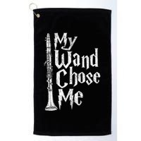 My Wand Chose Me Clarinet Player Clarinetist Music Lover Golf Towel