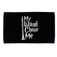 My Wand Chose Me Clarinet Player Clarinetist Music Lover Microfiber Hand Towel