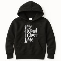 My Wand Chose Me Clarinet Player Clarinetist Music Lover Kids Hoodie