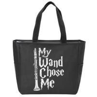 My Wand Chose Me Clarinet Player Clarinetist Music Lover Zip Tote Bag