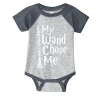My Wand Chose Me Clarinet Player Clarinetist Music Lover Infant Baby Jersey Bodysuit