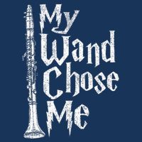 My Wand Chose Me Clarinet Player Clarinetist Music Lover Infant Baby Jersey Bodysuit