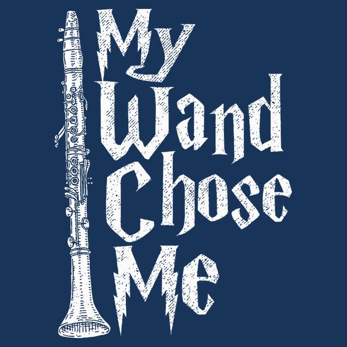 My Wand Chose Me Clarinet Player Clarinetist Music Lover Infant Baby Jersey Bodysuit