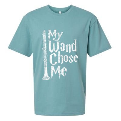 My Wand Chose Me Clarinet Player Clarinetist Music Lover Sueded Cloud Jersey T-Shirt