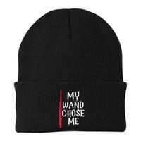My Wand Chose Me Flute Funny Flute Player Flutist Knit Cap Winter Beanie