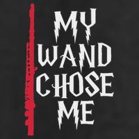 My Wand Chose Me Flute Funny Flute Player Flutist Knit Cap Winter Beanie