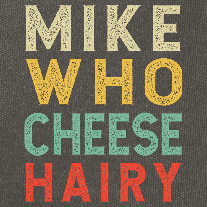 Mike Who Cheese Hairy Funny Humor Embarrassing Cotton Canvas Backpack