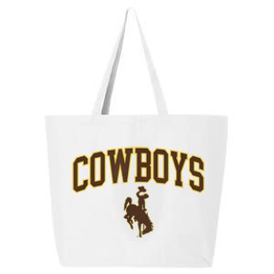 Mens Wyoming Cowboys Apparel Cowboys Arch & Logo 25L Jumbo Tote