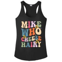 Mike Who Cheese Hairy Funny Sarcastic Ladies PosiCharge Competitor Racerback Tank