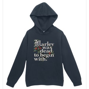 Marley Was Dead To Begin With Funny Novelty Urban Pullover Hoodie