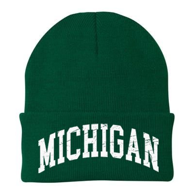 Michigan Worn Design Classic Knit Cap Winter Beanie