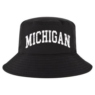 Michigan Worn Design Classic Cool Comfort Performance Bucket Hat