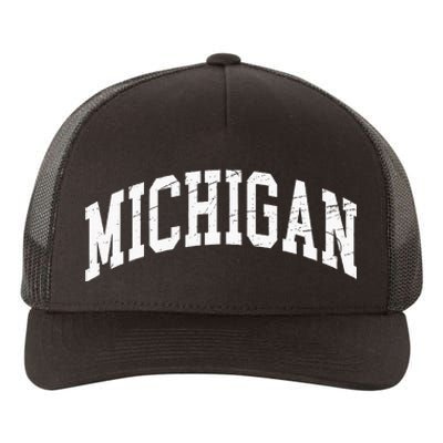 Michigan Worn Design Classic Yupoong Adult 5-Panel Trucker Hat