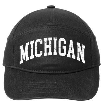 Michigan Worn Design Classic 7-Panel Snapback Hat