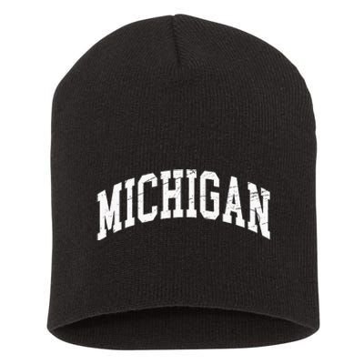 Michigan Worn Design Classic Short Acrylic Beanie