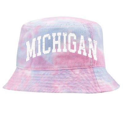 Michigan Worn Design Classic Tie-Dyed Bucket Hat