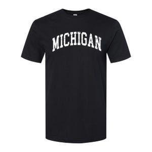 Michigan Worn Design Classic Softstyle CVC T-Shirt