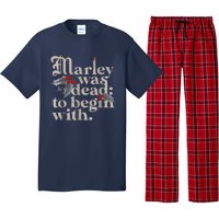 Marley Was Dead To Begin With Funny Novelty Pajama Set