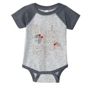 Marley Was Dead To Begin With Funny Novelty Infant Baby Jersey Bodysuit