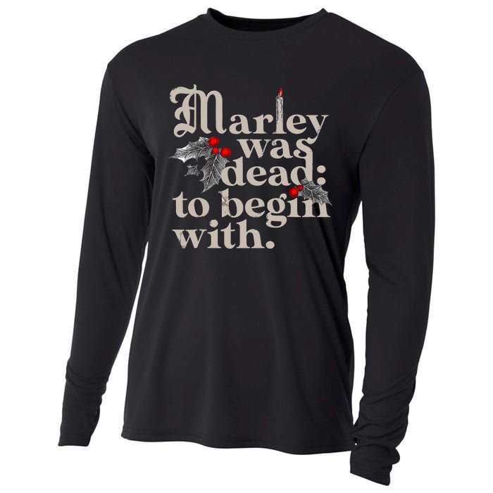 Marley Was Dead To Begin With Cooling Performance Long Sleeve Crew