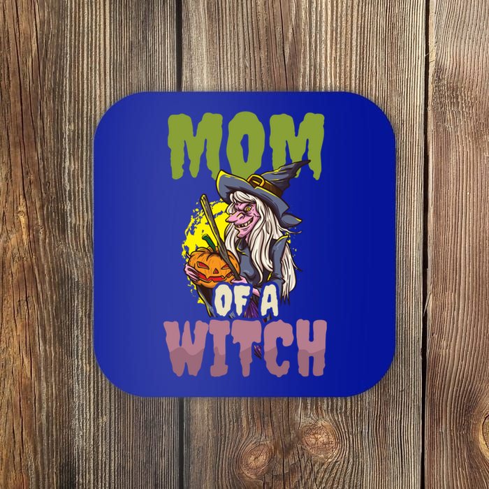 Mom Witch Design Halloween Witch Gift Coaster