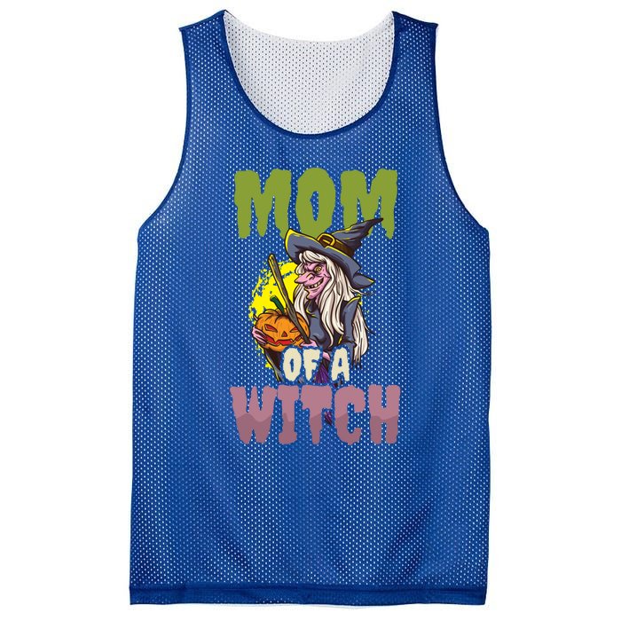 Mom Witch Design Halloween Witch Gift Mesh Reversible Basketball Jersey Tank