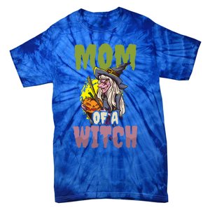 Mom Witch Design Halloween Witch Gift Tie-Dye T-Shirt