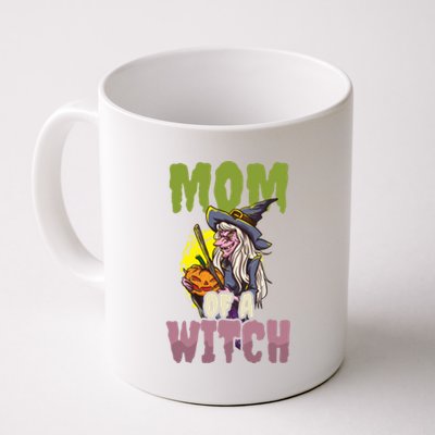 Mom Witch Design Halloween Witch Gift Coffee Mug