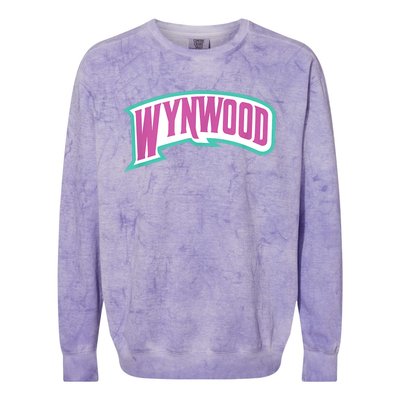 Miami Wynwood Design District For Tourist & Miami Locals Colorblast Crewneck Sweatshirt