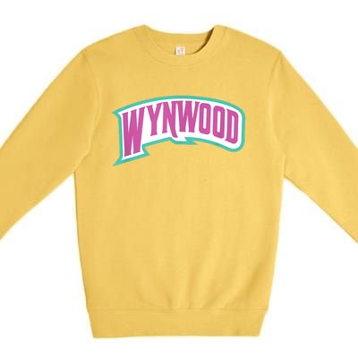 Miami Wynwood Design District For Tourist & Miami Locals Premium Crewneck Sweatshirt