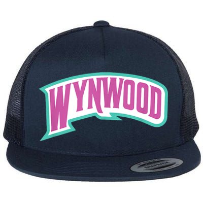 Miami Wynwood Design District For Tourist & Miami Locals Flat Bill Trucker Hat