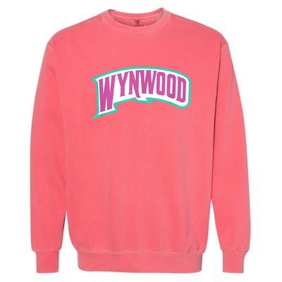 Miami Wynwood Design District For Tourist & Miami Locals Garment-Dyed Sweatshirt